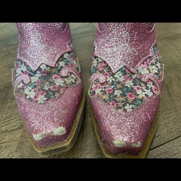 Laredo western boots girls size 1.5 - Picture 5 of 7